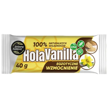 BATON HOLA VANILLA BEZGLUTENOWY 40 g - ZMIANY ZMIANY