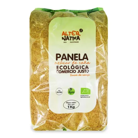 Cukier trzcinowy Panela BIO 1 kg - Bezglutenowy, ekologiczny