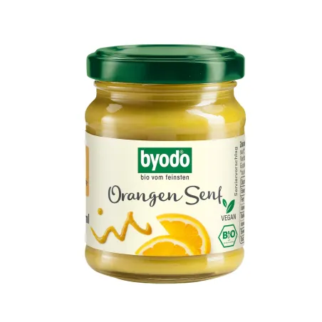 SOS MUSZTARDOWO - POMARAŃCZOWY BEZGLUTENOWY BIO 125 ml - BYODO