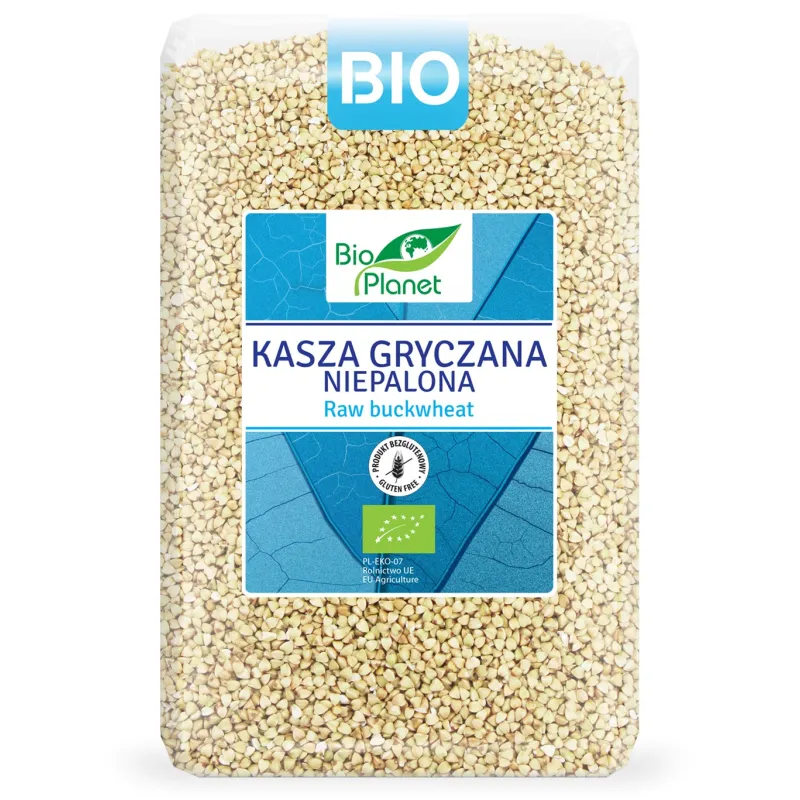 Kasza gryczana niepalona BIO 2 kg - Bezglutenowa, ekologiczna