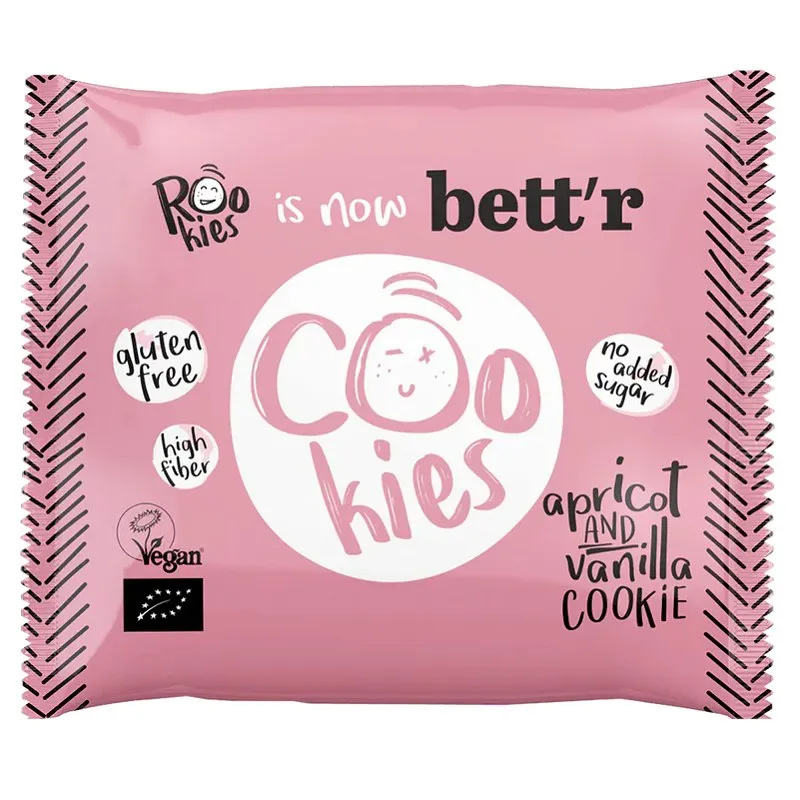 CIASTKO Z MORELĄ I WANILIĄ BEZ DODATKU CUKRÓW BEZGLUTENOWE BIO 40 g - BETT'R