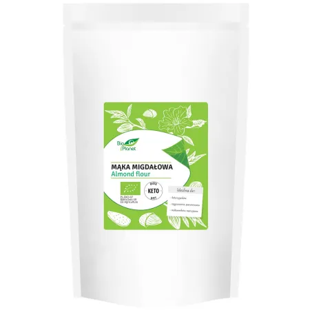 MĄKA MIGDAŁOWA BEZGLUTENOWA BIO 400 g - BIO PLANET