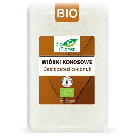 Wiórki kokosowe BIO 1 kg - Bezglutenowe, ekologiczne
