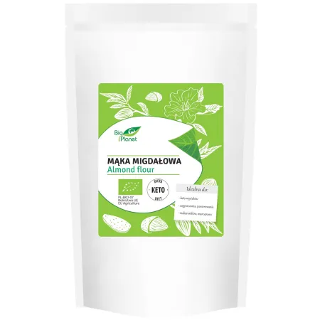 MĄKA MIGDAŁOWA BEZGLUTENOWA BIO 100 g - BIO PLANET