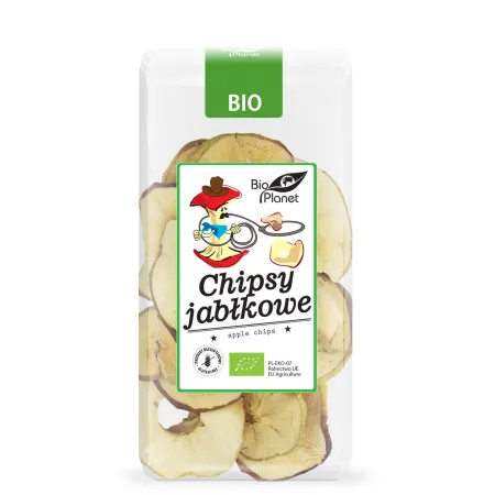 Chipsy jabłkowe BIO 30 g - Zdrowa przekąska bezglutenowa