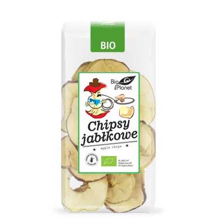 Chipsy jabłkowe BIO 30 g - Zdrowa przekąska bezglutenowa