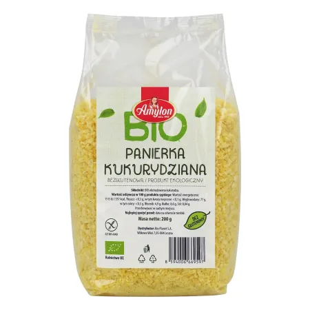 PANIERKA KUKURYDZIANA BEZGLUTENOWA BIO 200 g - AMYLON