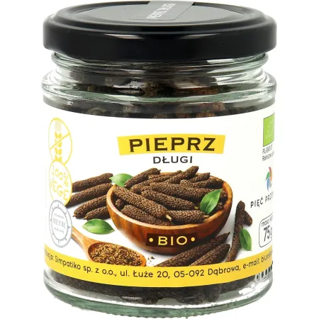 PIEPRZ DŁUGI BEZGLUTENOWY BIO 75 g - PIĘĆ PRZEMIAN