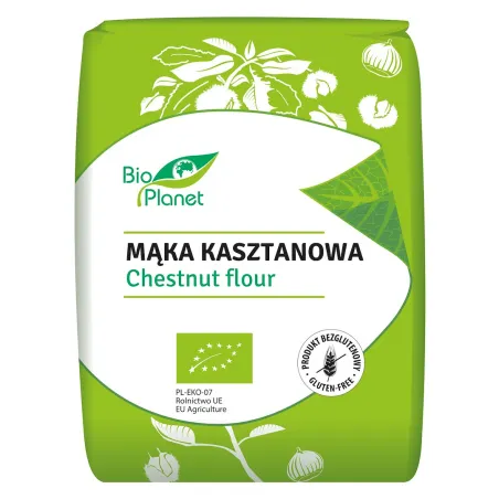 Mąka kasztanowa BIO 700 g - Bezglutenowa i ekologiczna
