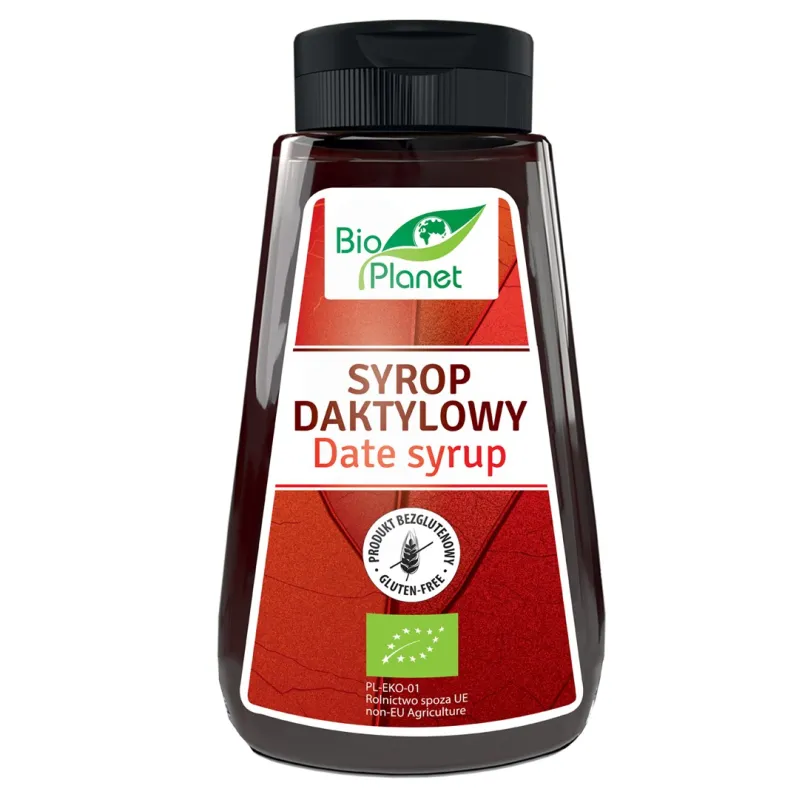 Syrop daktylowy BIO 340 g - Naturalny słodzik bezglutenowy