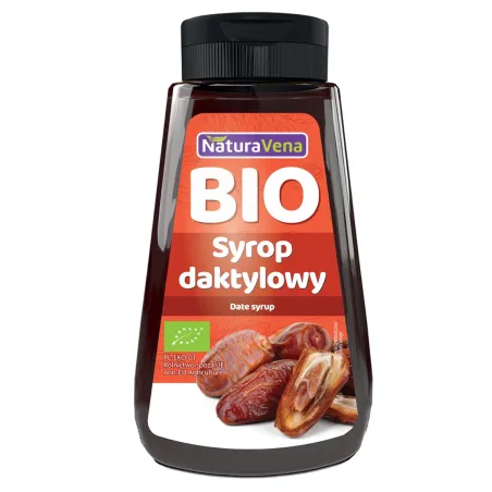 SYROP DAKTYLOWY BEZGLUTENOWY BIO 350 g -  NATURAVENA