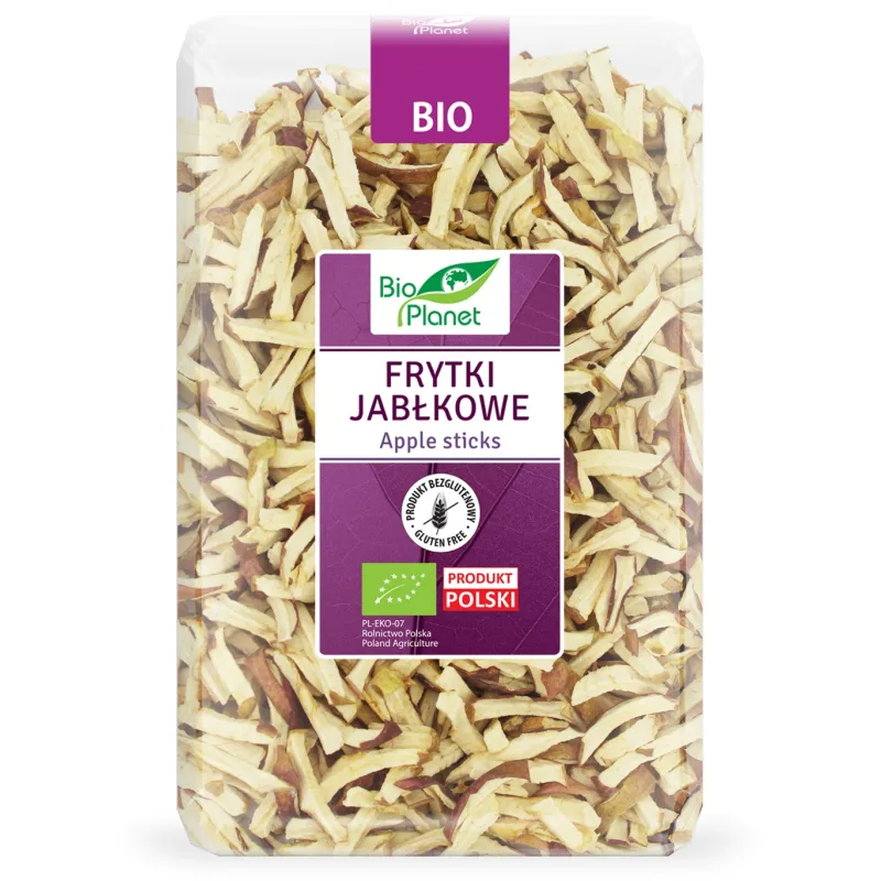 Frytki jabłkowe BIO 300 g - Zdrowa, naturalna przekąska