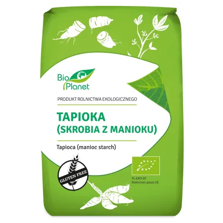 Tapioka (skrobia z manioku) BIO 800 g - Bezglutenowa i wszechstronna