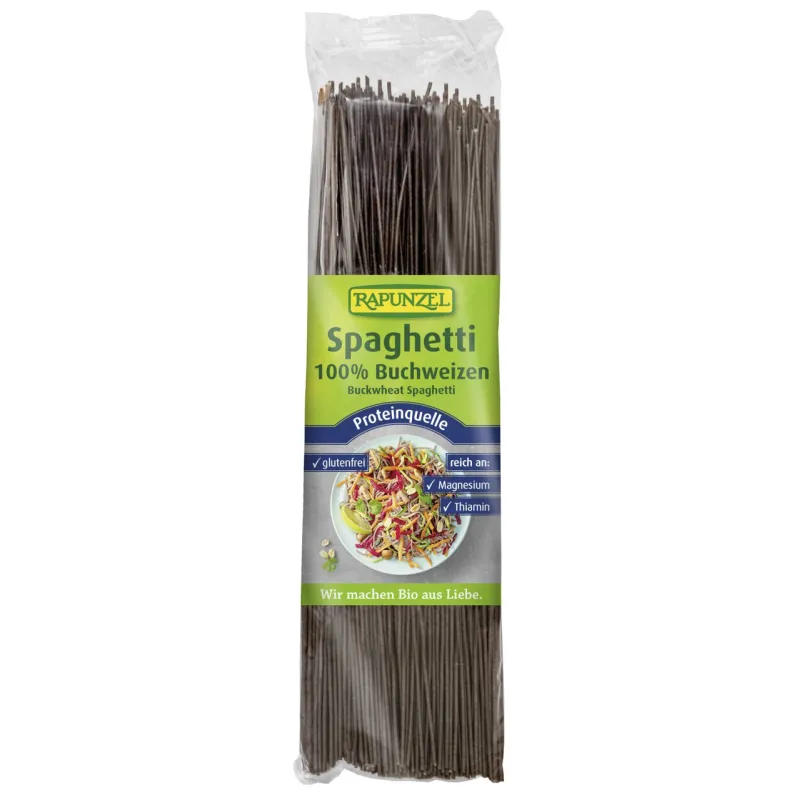 Makaron Gryczany Spaghetti BIO 250 g - Bezglutenowy i Wegański