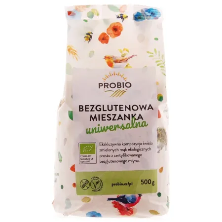 Uniwersalna Mieszanka do Wypieków Bezglutenowa BIO 500 g - PROBIO