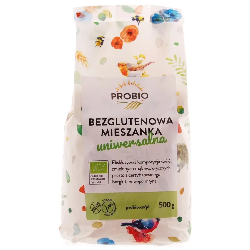 Uniwersalna Mieszanka do Wypieków Bezglutenowa BIO 500 g - PROBIO