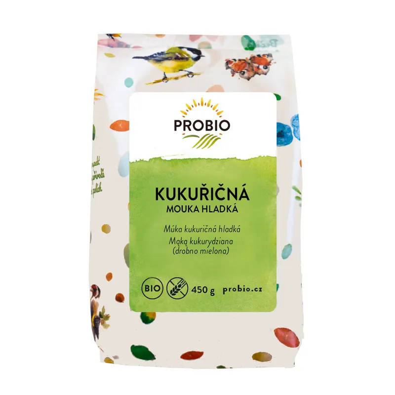 Mąka Kukurydziana Bezglutenowa BIO 450 g - PROBIO