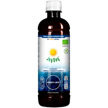 Koncentrat Napoju Probiotycznego Owoce Lasu BIO 500 ml - JOY DAY