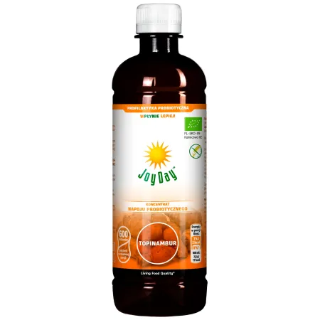Koncentrat Napoju Probiotycznego Topinambur BIO 500 ml - JOY DAY