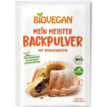 Proszek do Pieczenia Bezglutenowy BIO (3 x 17 g) - Biovegan | Naturalne Wypieki