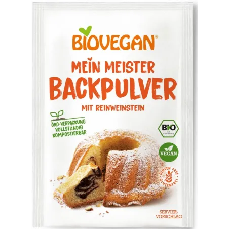 Proszek do Pieczenia Bezglutenowy BIO (3 x 17 g) - Biovegan | Naturalne Wypieki