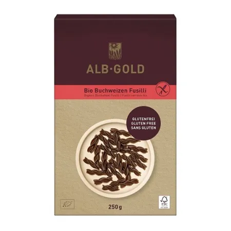 Makaron Gryczany Świderki Bezglutenowy BIO 250 g - ALB-GOLD