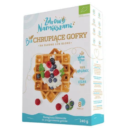 Mieszanka na Gofry Bezglutenowa BIO 240 g - Zdrowo Namieszane