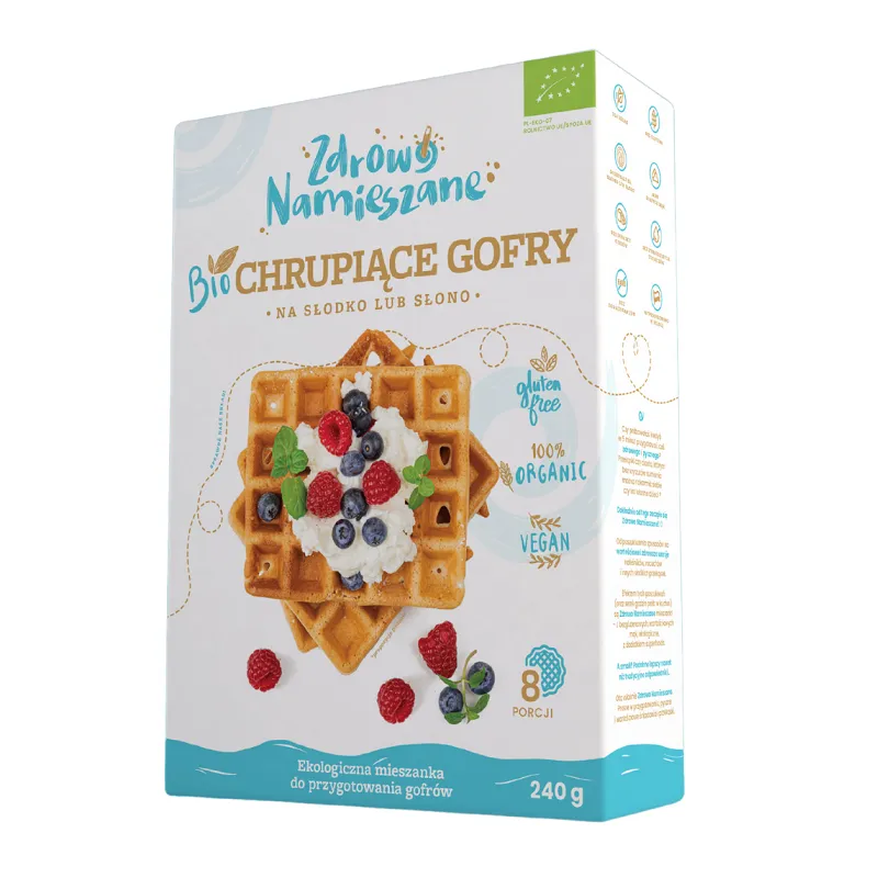 Mieszanka na Gofry Bezglutenowa BIO 240 g - Zdrowo Namieszane