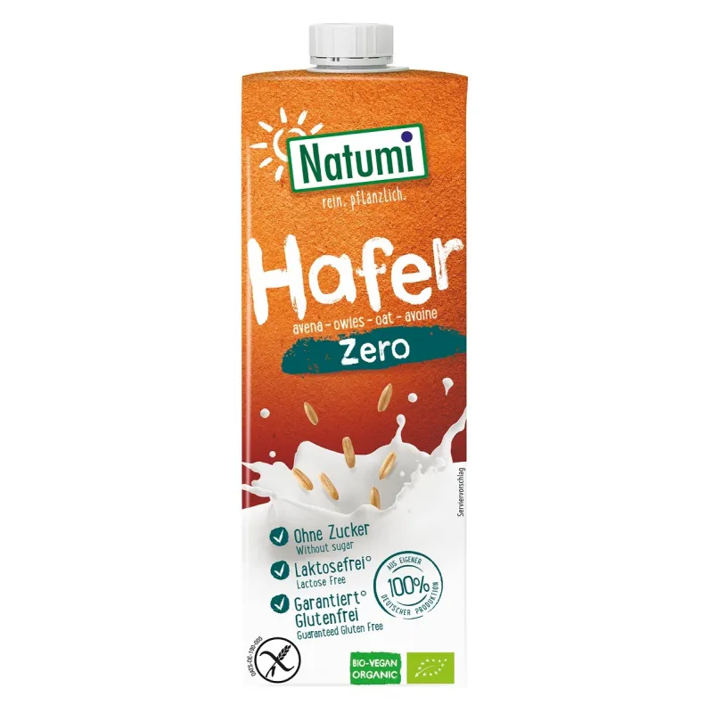Napój Owsiany Bez Cukru Bezglutenowy BIO 1 L - NATUMI