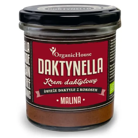 Krem Kokosowo-Daktylowy Malina Bezglutenowy BIO 280 G - ORGANICHOUSE
