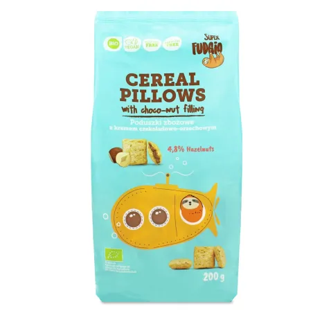 Poduszki Zbożowe z Kremem Czekoladowo-Orzechowym BIO 200 G - ME GUSTO