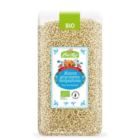 Kasza Gryczana Niepalona Bezglutenowa BIO 500 g - Bio Raj