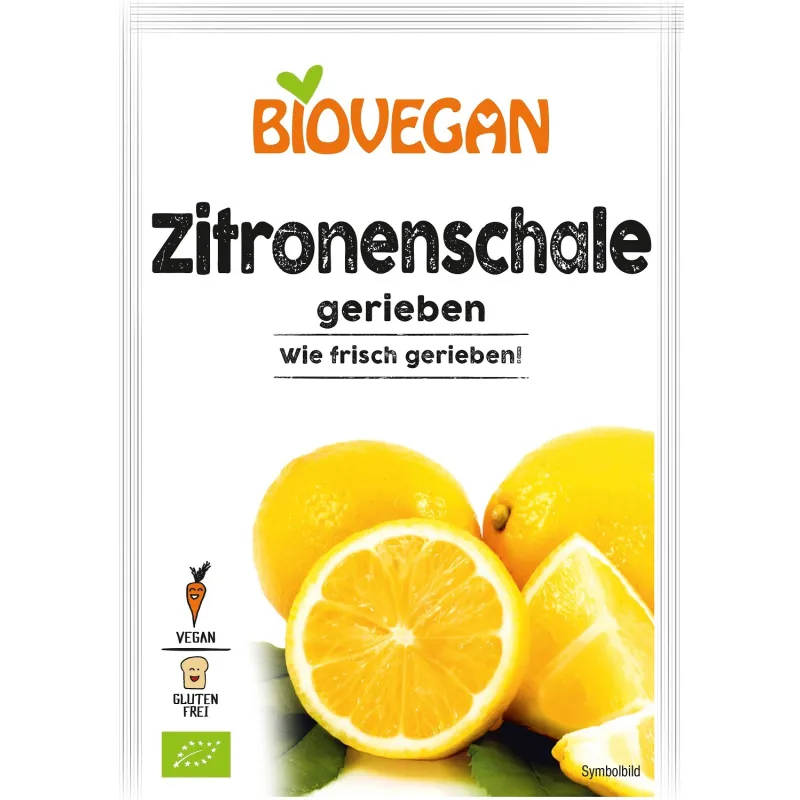Skórka Cytryny Mix Bezglutenowa BIO 9 g – Biovegan