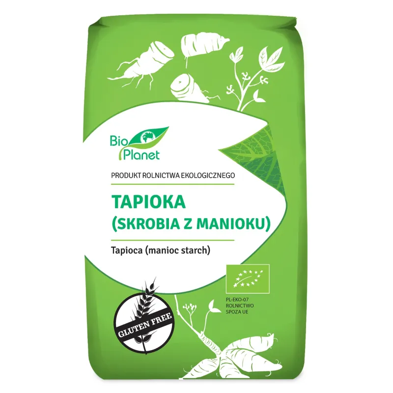 Tapioka Bezglutenowa BIO 400 g – Skrobia z Manioku | Bio Planet