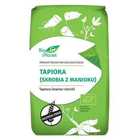 Tapioka Bezglutenowa BIO 400 g – Skrobia z Manioku | Bio Planet
