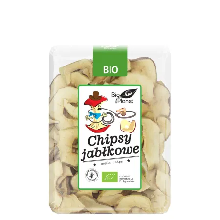 Chipsy Jabłkowe Bezglutenowe BIO 100 g – Zdrowa Przekąska