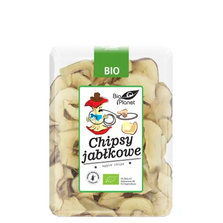 Chipsy Jabłkowe Bezglutenowe BIO 100 g – Zdrowa Przekąska
