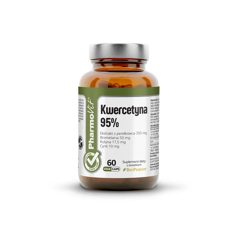 Kwercetyna Bezglutenowa 60 Kapsułek - Pharmovit (Clean Label) | Suplement Diery