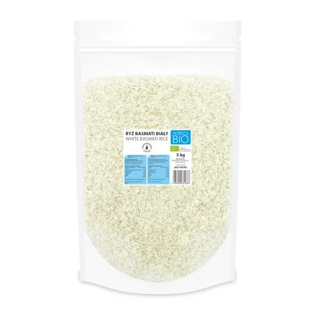 Ryż Basmati Biały Bezglutenowy BIO 5 kg - HORECA (Bio Planet)