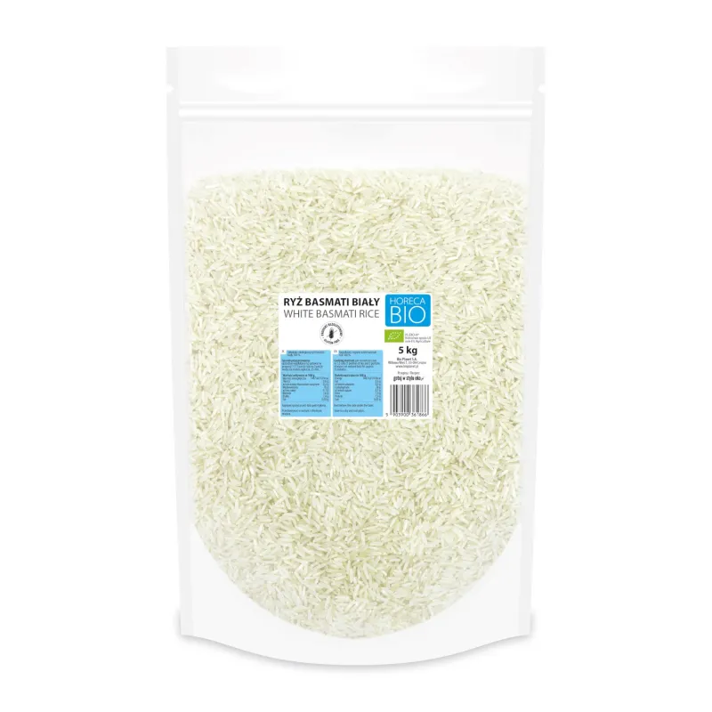 Ryż Basmati Biały Bezglutenowy BIO 5 kg - HORECA (Bio Planet)