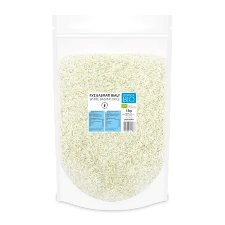 Ryż Basmati Biały Bezglutenowy BIO 5 kg - HORECA (Bio Planet)