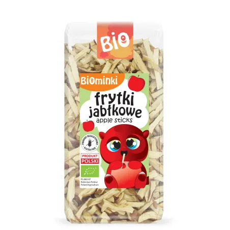 Frytki Jabłkowe Bezglutenowe BIO 50 g - Biominki