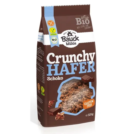 Crunchy Owsiane Kakaowe Bezglutenowe BIO 325 g - Bauck Hof