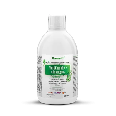 MultiComplex + Adaptogeny w Płynie Bezglutenowy 500 ml - Pharmovit