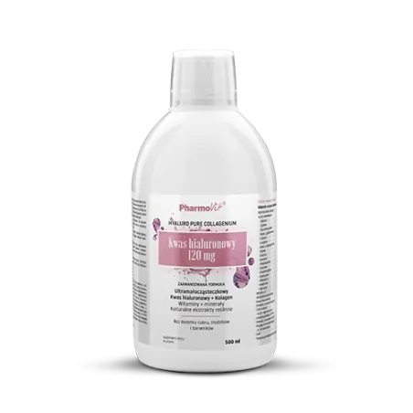 Kwas Hialuronowy w Płynie Bezglutenowy 500 ml - Pharmovit