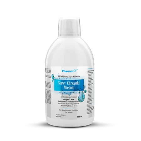 Suplement na Stawy, Chrząstki i Mięśnie w Płynie 500 ml - Pharmovit