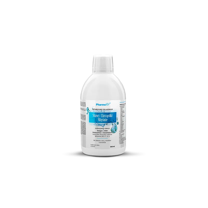 Suplement na Stawy, Chrząstki i Mięśnie w Płynie 500 ml - Pharmovit