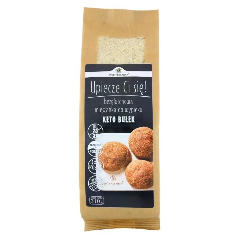 Mieszanka keto do bułek bezglutenowych | Pięć Przemian