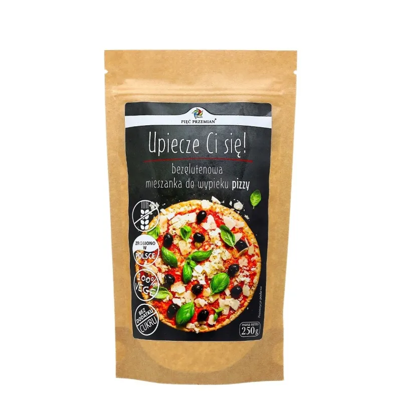 Mieszanka do pizzy bezglutenowa i bez cukru | Pięć Przemian
