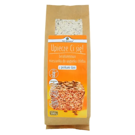 Bezglutenowa mieszanka do chleba z pestkami dyni | Pięć Przemian